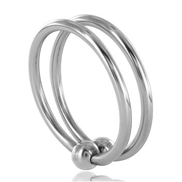 Anello in Acciaio a Doppio Strato per Erezioni Potenziate